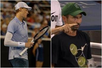 Sinner lo costringe agli 'straordinari', la reazione di Vagnozzi scatena i tifosi Sinner lo costringe agli 'straordinari', la reazione di Vagnozzi scatena i tifosi