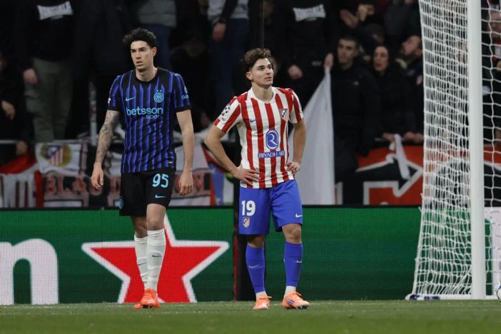 Inter beffata nel recupero in Champions, 2-1 per l’Atletico Madrid