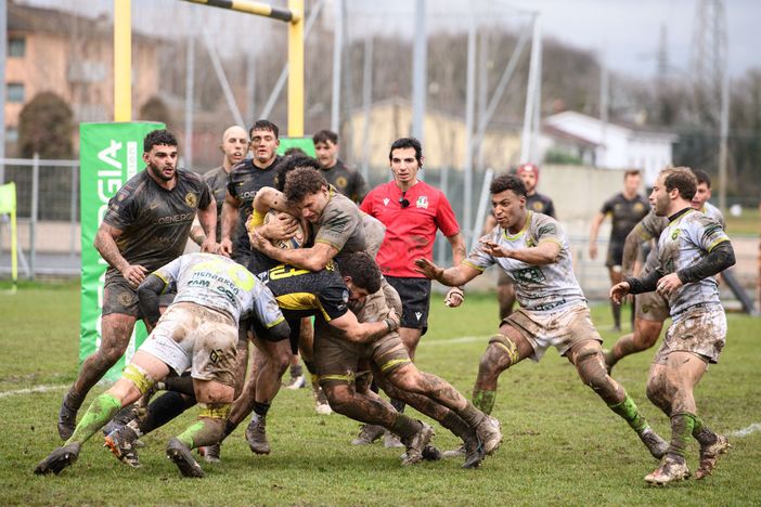 Rugby, Campionato Serie A Elite, XI giornata: Rugby Viadana 1970 v Biella Rugby 50–0 (12-0) , foto Lorenzo Fassoletto