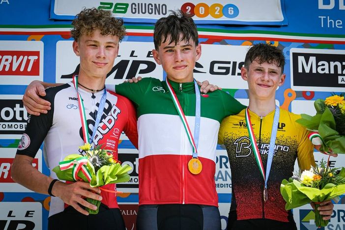 Rive Rosse, ciclismo: Giovanni Dal Ben, che si è laureato Campione Italiano Esordienti 2° anno