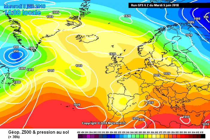 Previsioni meteo: Dal 5 all'8 giugno 2018