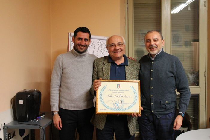 L'arbitro Christian Brighi ospite della sezione Aia di Biella