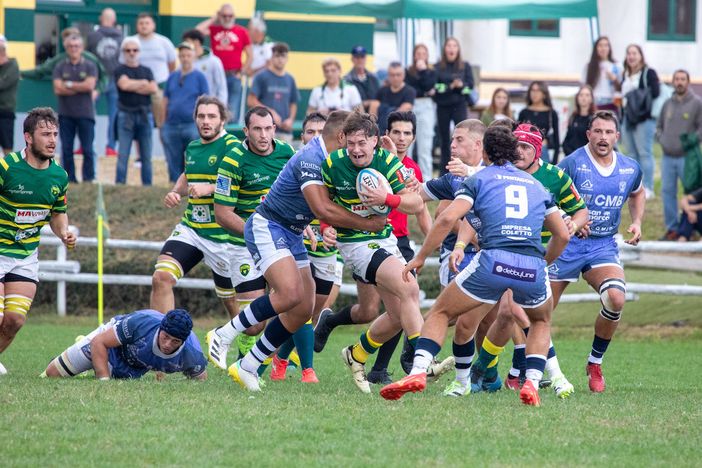 Coppa Italia Baragge, Biella Rugby sconfitta 28 - 64 da Mogliano - Foto di Antonio Mantovan.
