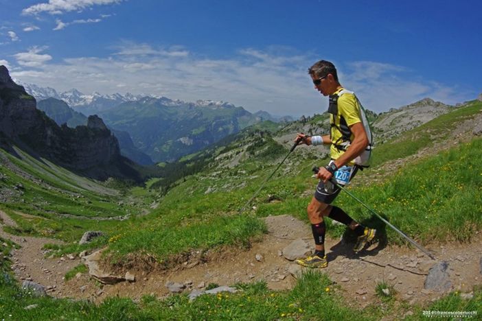 Gilberto Robiolio all'Eiger Trail