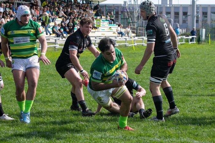 Biella Rugby, vittoria inaspettata contro Petrarca Padova, 52-14 il punteggio finale, foto Antonio Mantovan