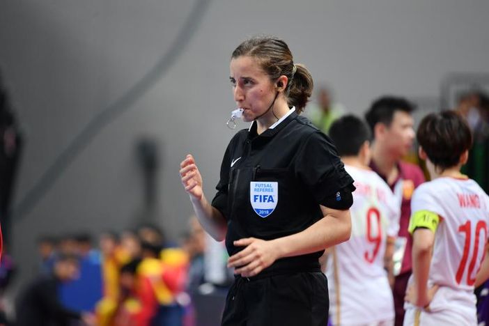 L'arbitro Chiara Perona