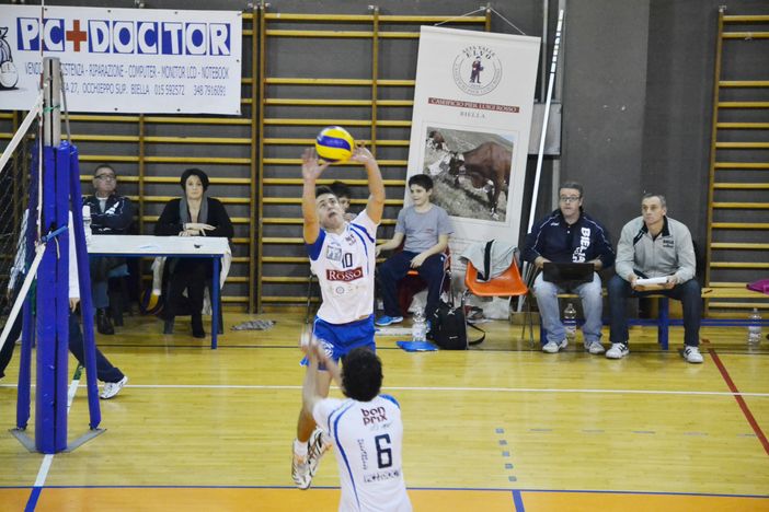 Volley B2 maschile - Punto prezioso per Biella nell'acceso derby con Santhià