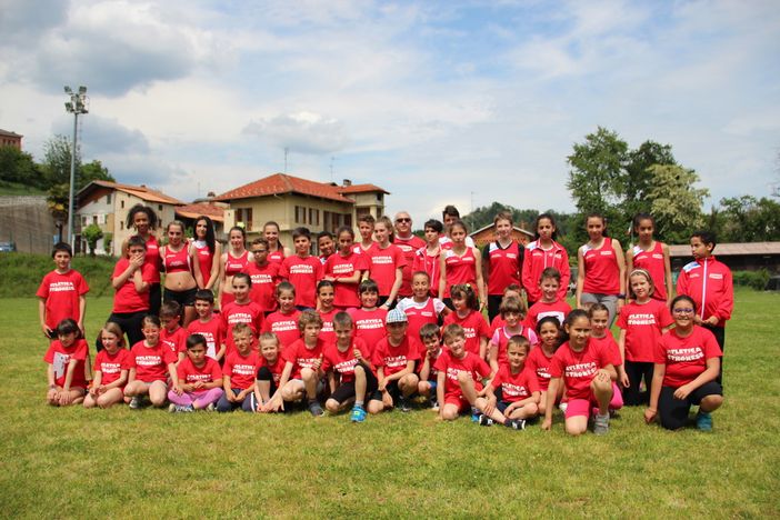 Il gruppo dell'Atletica Stronese