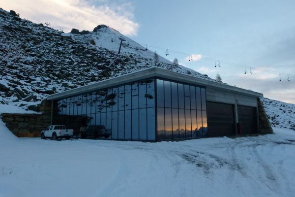 Bertini Costruzioni: l'autorimessa per mezzi battipista