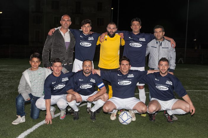 La squadra della Polizia Penitenziaria