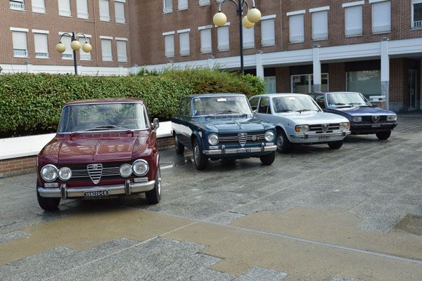 L'ex sala consigliare del Comune di Cerreto al Club Alfa Romeo di Biella, nella foto un raduno dell'Alfa Romeo a Biella