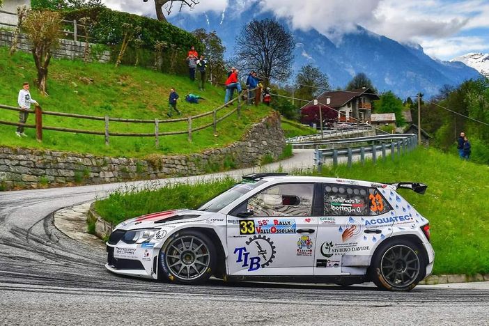 Rally, Pierangelo Tasinato non trova il giusto ritmo alla 58esima edizione delle Valli Ossolane