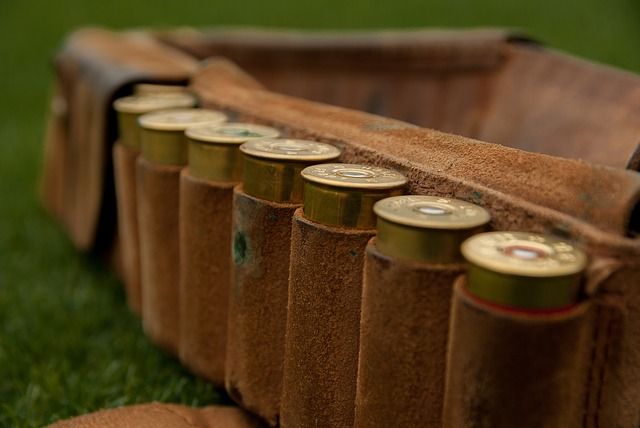 Spari in tarda serata a Portula vicino alle case