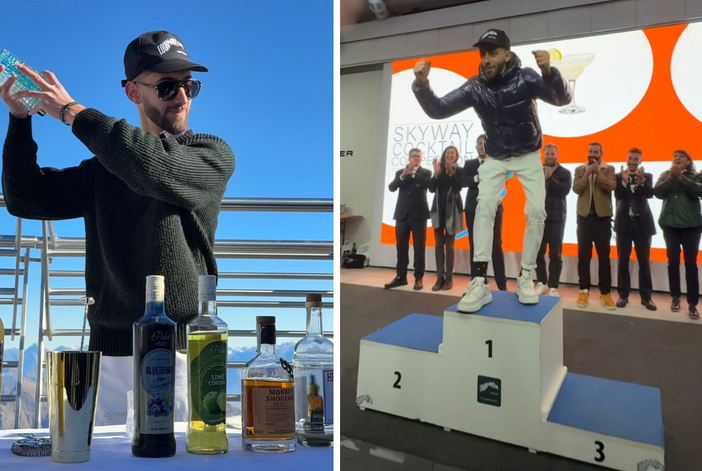 Da Piatto al Monte Bianco: il biellese Samuele Bizzarri vince la gara nazionale di cocktail