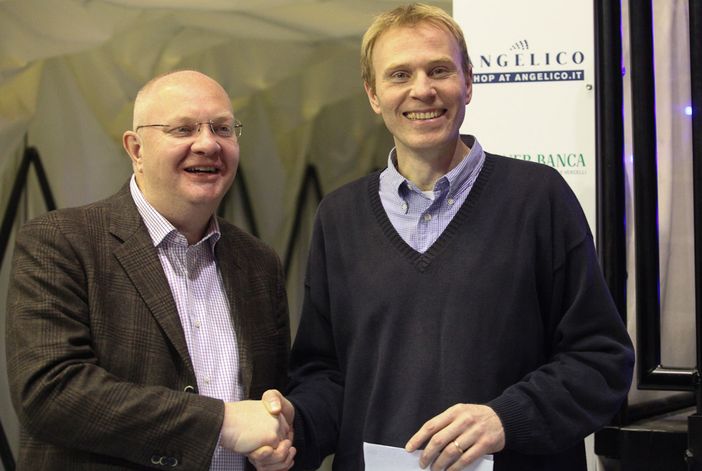 Il presidente Massimo Angelico con il nuovo general manager Marco Sambugaro