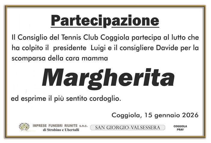 Margherita Bassotto, ved. Bergando - 2° Partecipazione