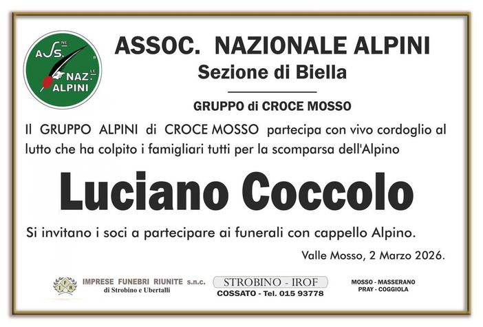 Luciano Coccolo - Partecipazione