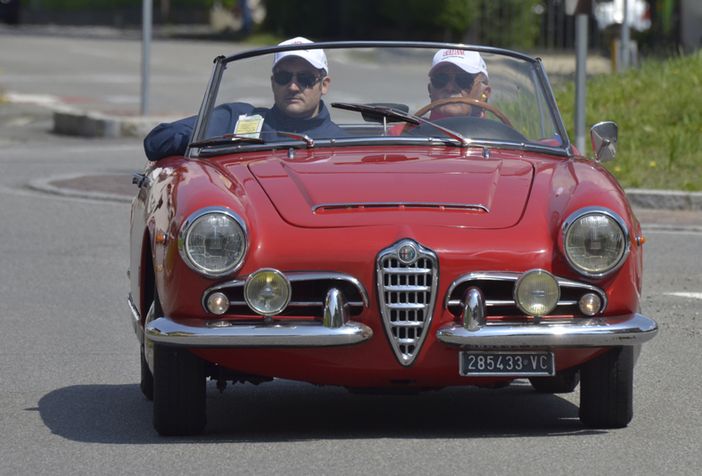 L'Alfa Romeo Giulietta Spider 1600 di Cibin-Castelletti