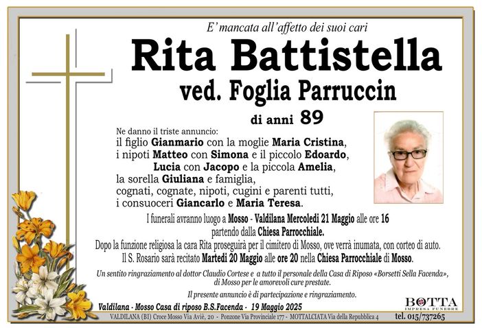 Rita Battistella ved. Foglia Parruccin