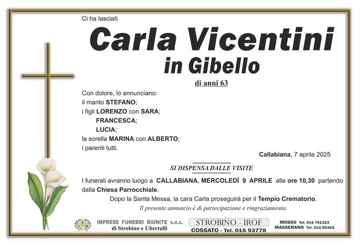 Carla Vicentini in Gibello
