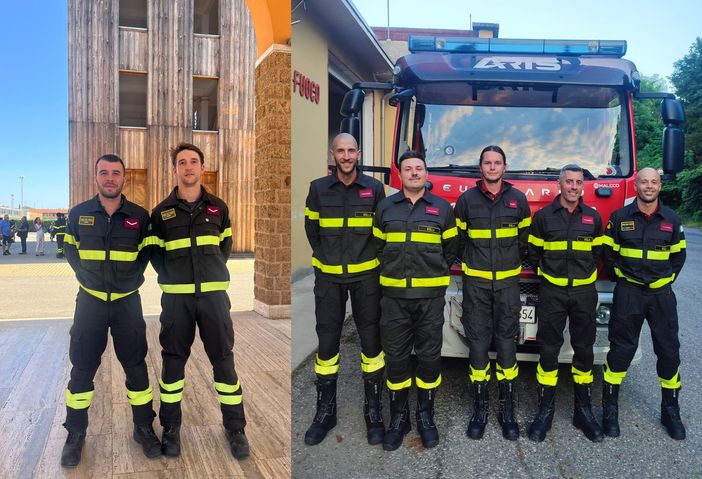 Vigili del Fuoco: Cinque nuovi volontari al distaccamento di Cossato