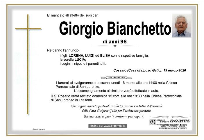 Giorgio Bianchetto