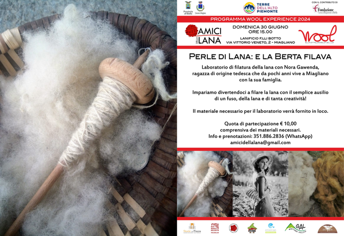Wool Experience 2024, a Miagliano il 5° appuntamento.