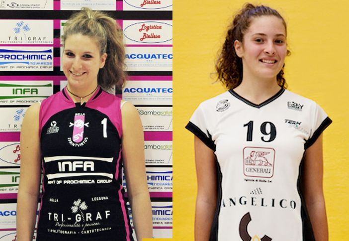 Debora Selva della Trigraf Biella e Sara Vineis dell'Ysla.it