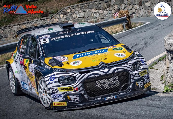 Trionfo Biella Corse al rally Valle D'Aosta