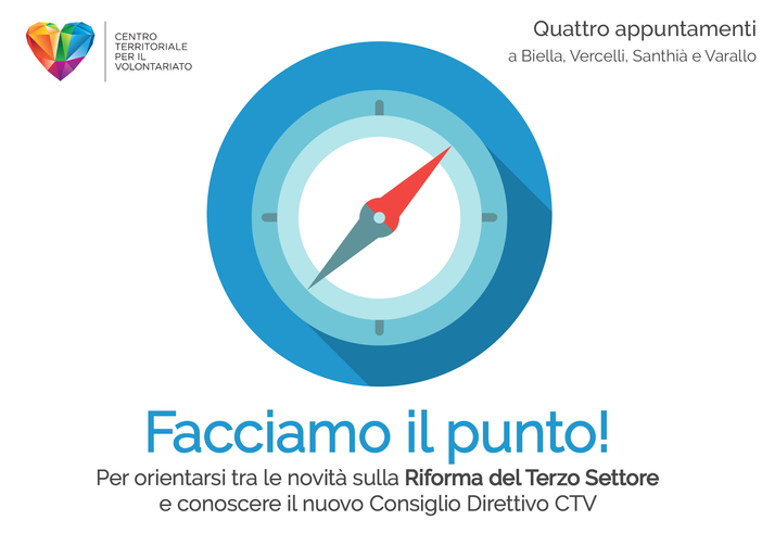 Orientarsi nel Terzo Settore, quattro appuntamenti con il Centro Territoriale Volontariato