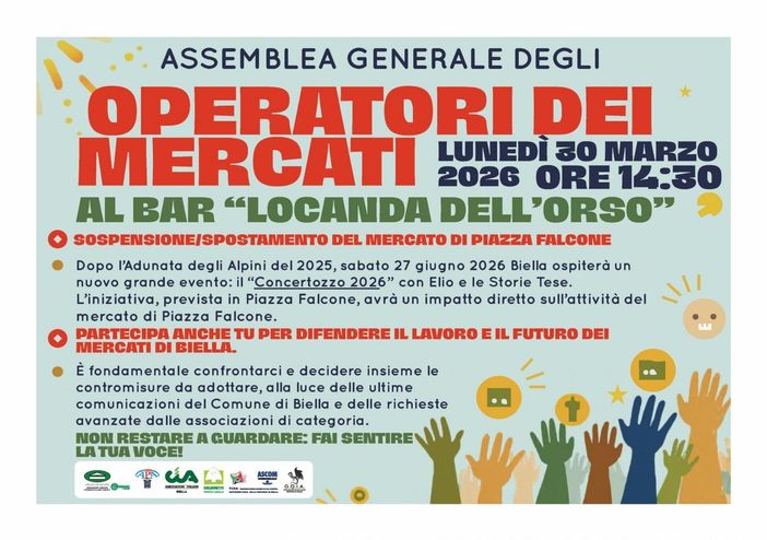 Ambulanti di piazza Falcone, lunedì nuova assemblea Ambulanti di piazza Falcone, lunedì nuova assemblea