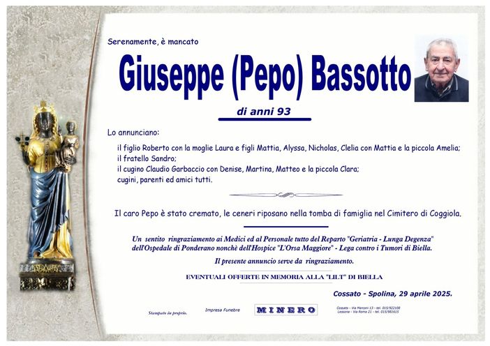 Giuseppe (Pepo) Bassotto