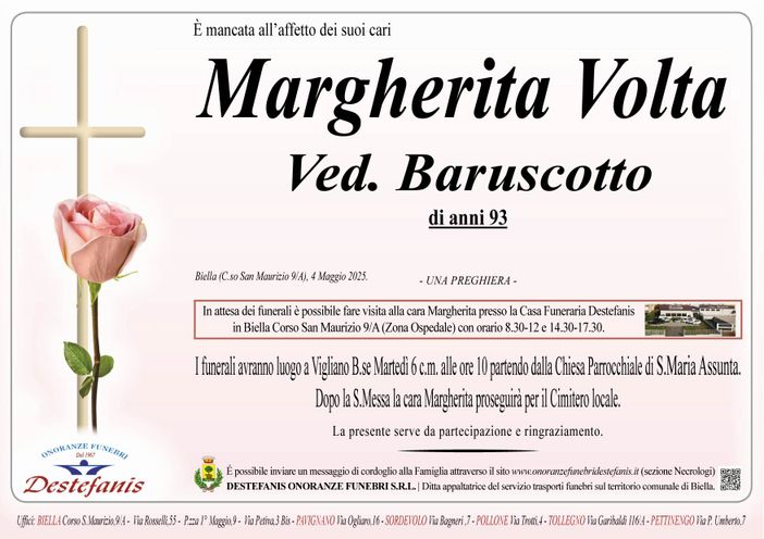 Margherita Volta ved. Baruscotto