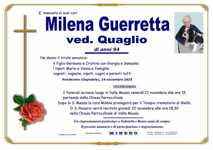Milena Guerretta, ved. Quaglio
