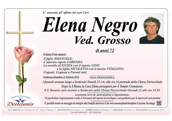Elena Negro Ved. Grosso