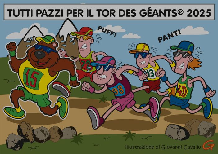 Tor des Géants® 2025: sfida estrema tra natura e resistenza 87 i biellesi in gara - Illustrazione di Giovanni Cavallo