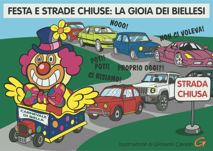 A Biella il Carnevale che unisce… anche nelle lamentele - Illustrazione di Giovanni Cavallo