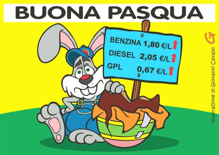 Pasqua 2026, la vera sorpresa è il prezzo del carburante - Illustrazione di Giovanni Cavallo Pasqua 2026, la vera sorpresa è il prezzo del carburante - Illustrazione di Giovanni Cavallo