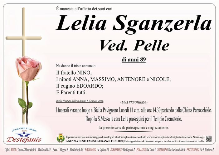 Lelia Sganzerla ved. Pelle