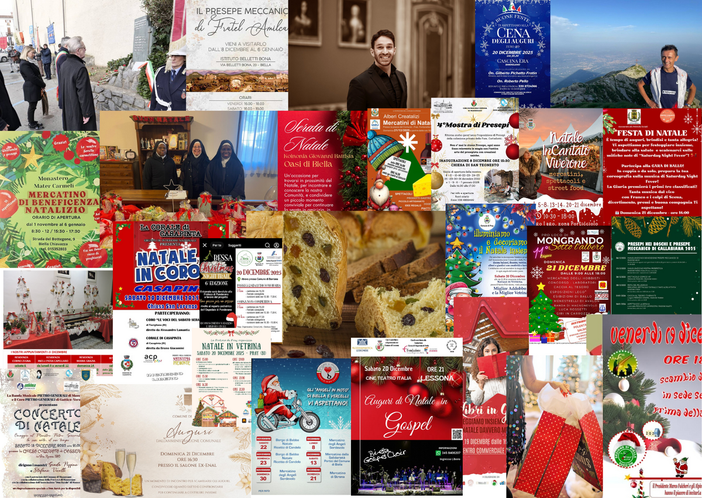 Tante cose da fare nel we del 19, 20 e 21 dicembre