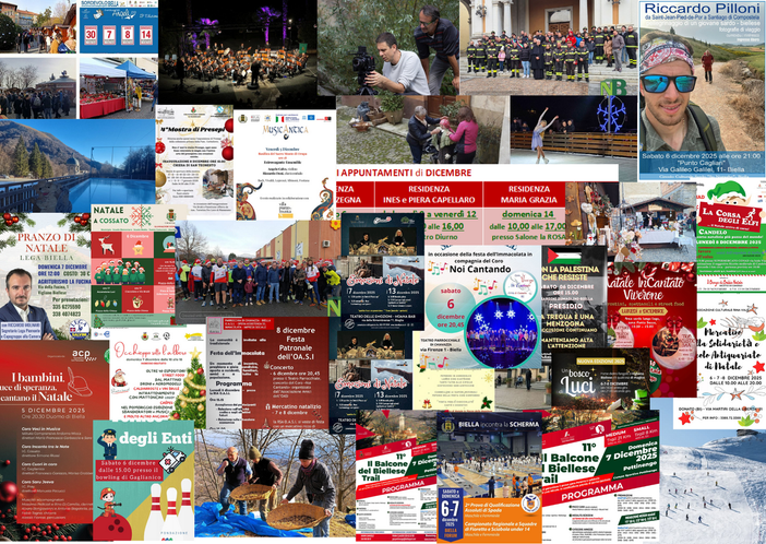 Tante cose da fare nel we a Biella il 5, 6, 7 e 8 dicembre