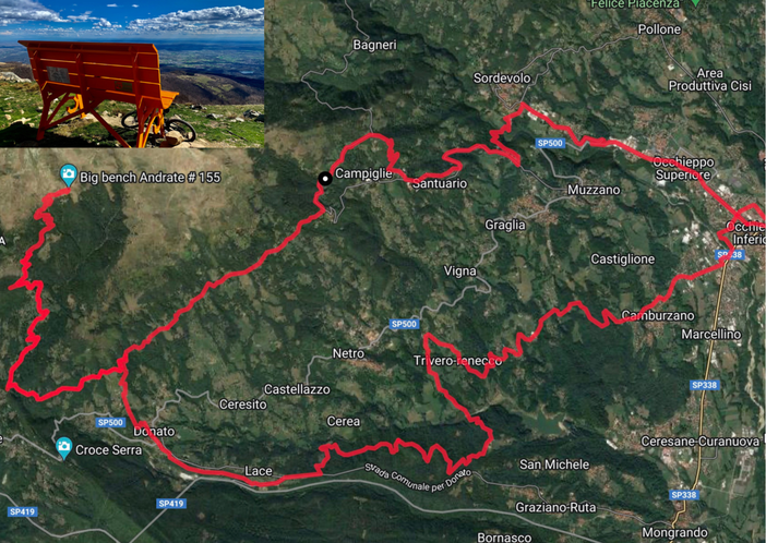 Weekend in Ebike: percorsi e itinerari biellesi, da Camburzano fino a Sordevolo