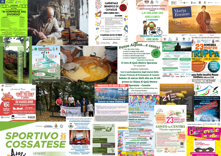 Tante cose da fare a Biella il 22 e il 23 marzo Tante cose da fare a Biella il 22 e il 23 marzo