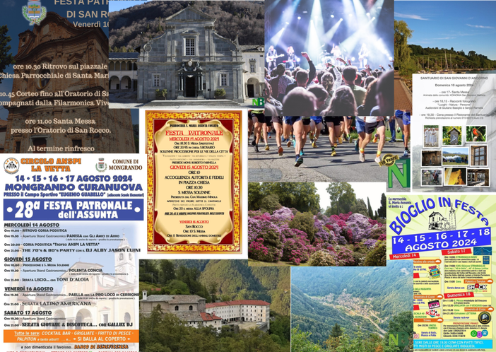 Tante cose da fare a Biella e provincia nel we del 16, 17 e 18 agosto Tante cose da fare a Biella e provincia nel we del 16, 17 e 18 agosto