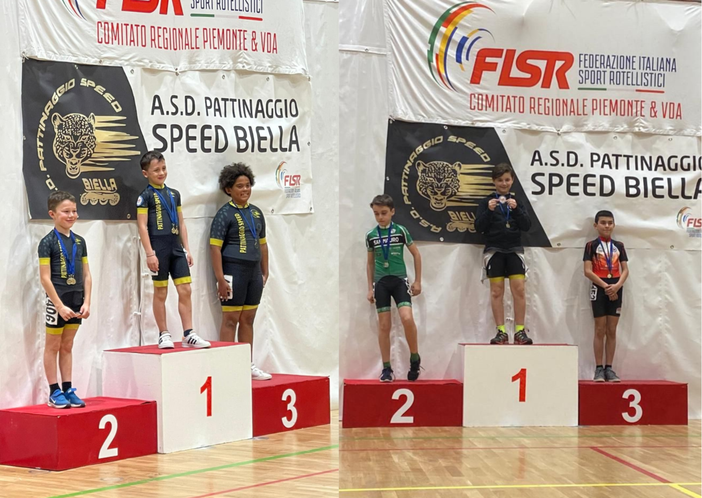 Regionali pista al PalaPajetta: ancora successi per lo Speed Biella