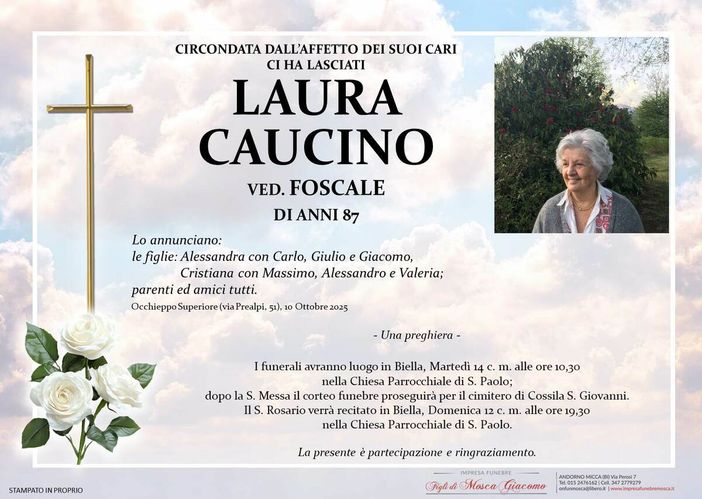 Laura Caucino ved. Foscale