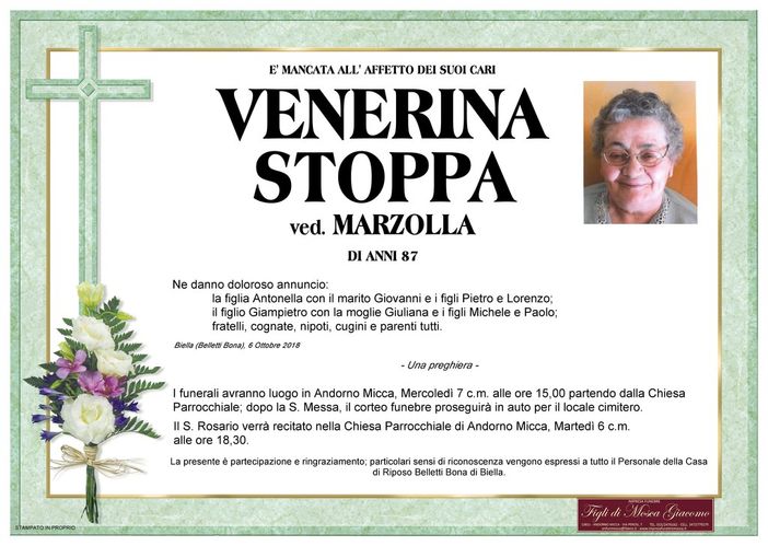 Venerina Stoppa ved. Marzolla