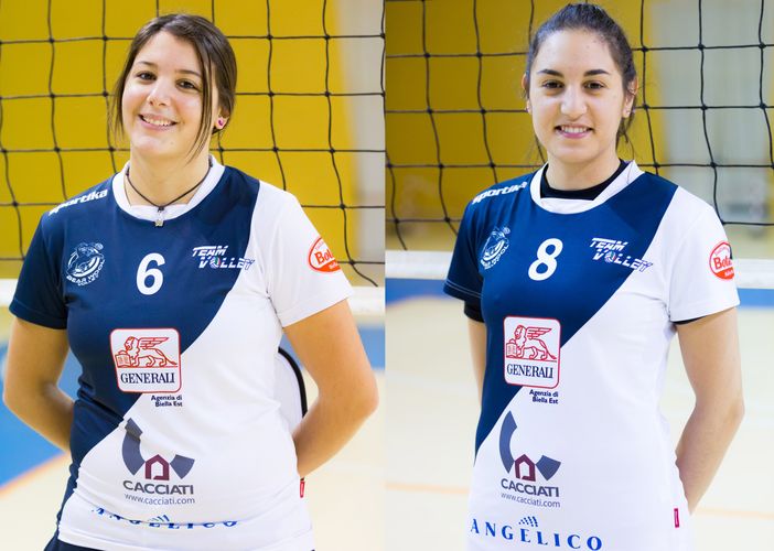 Stefania Arietti e Veronica Pascadopoli, top scorer nelle due gare di Caluso