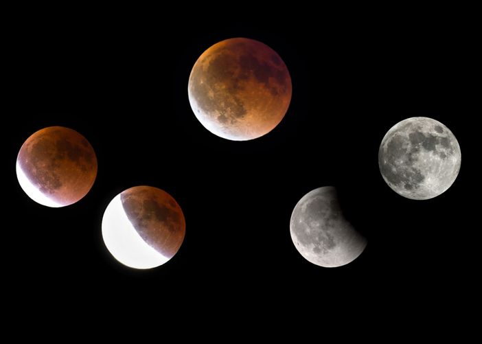Eclissi totale di Luna: il Biellese assiste alla “Luna rossa” - Foto di Enrico Eletto