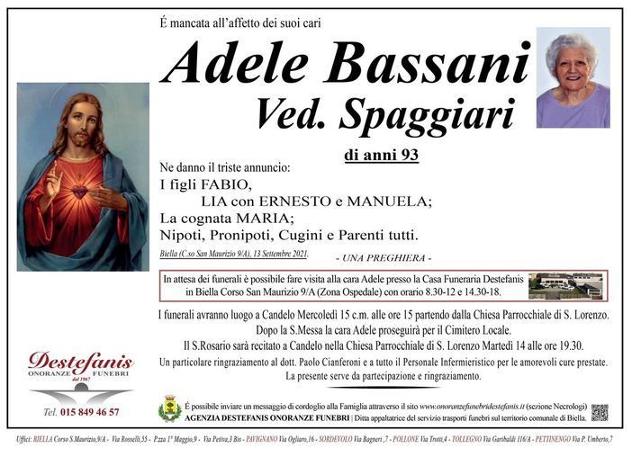 Adele Bassani Ved.Spaggiari